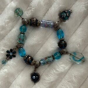 Elegant Glass Beaded Bracelet